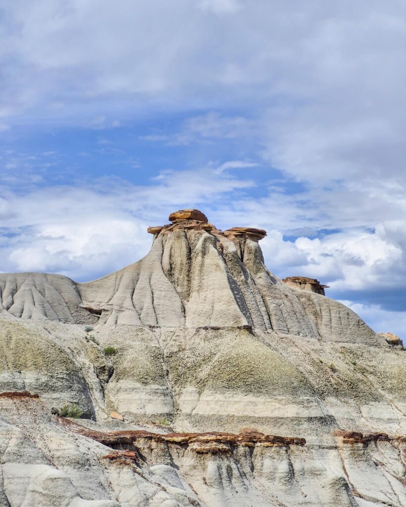 Several hoodoos along the Welcome Walk trail in Dinosaur.