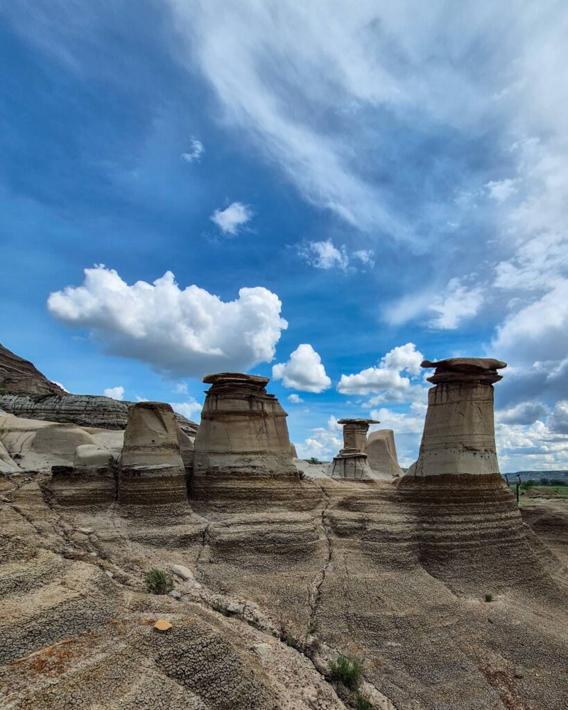 Willow Creek Hoodoos from the side.