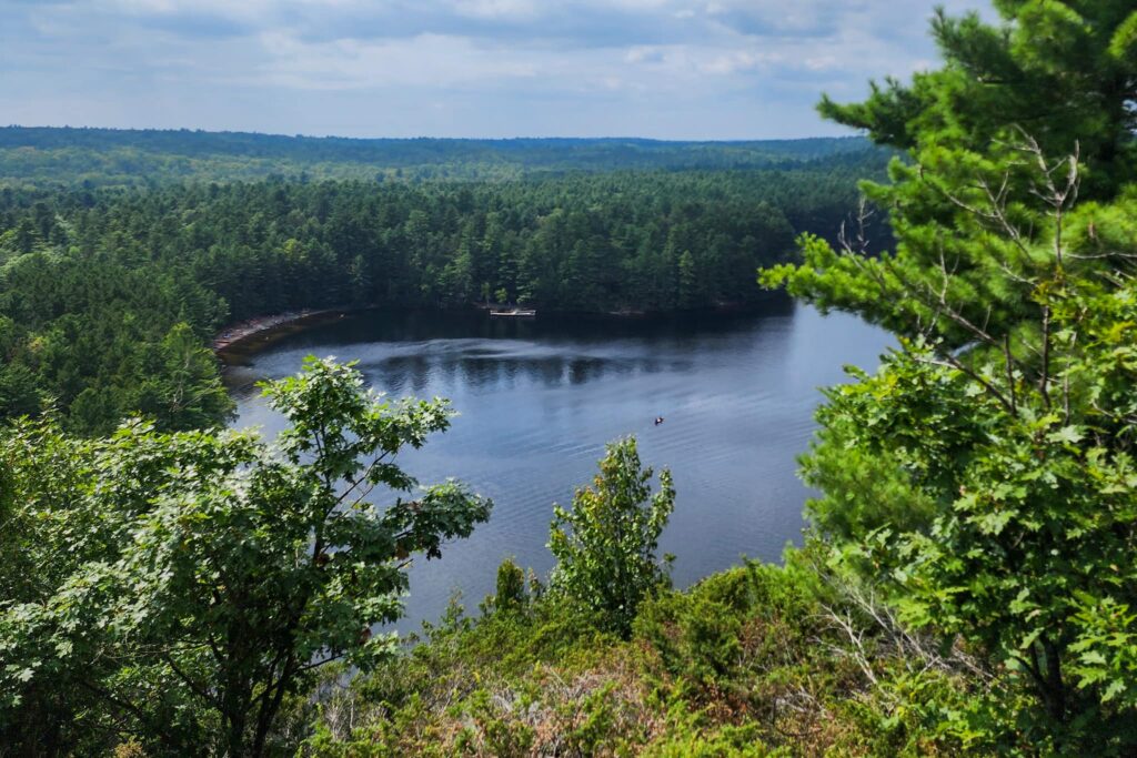 Mazinaw Lake from the Cliff Top Trail