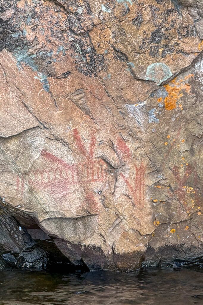Mazinaw Rock pictograph and Nanabush pictograph