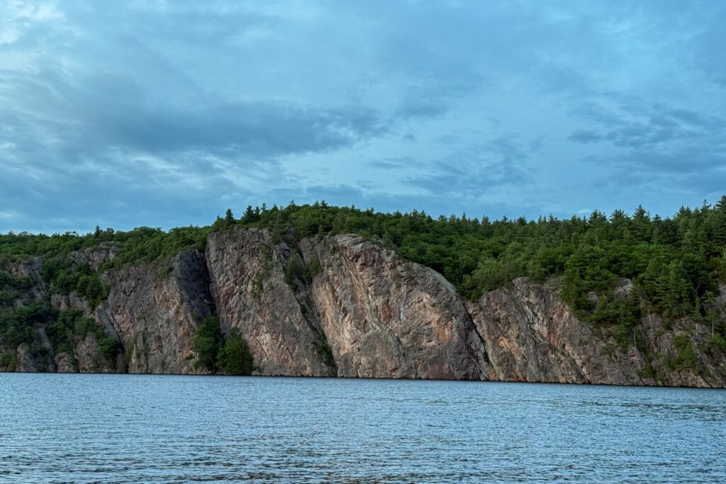Mazinaw Rock from the Greystone's Dock