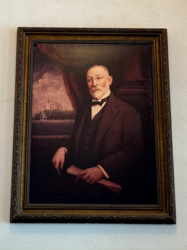 A portrait of George C. Boldt, Boldt Castle's original owner.