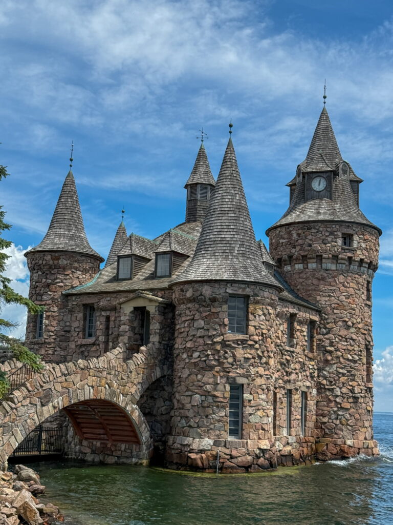 Boldt Castle's Powerhouse which looks like a small castle