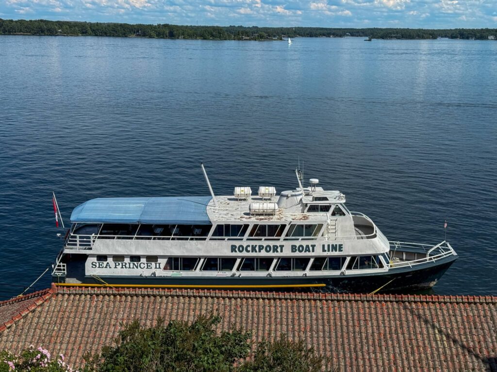 Rockport Cruises' Sea Prince II from Singer Castle.