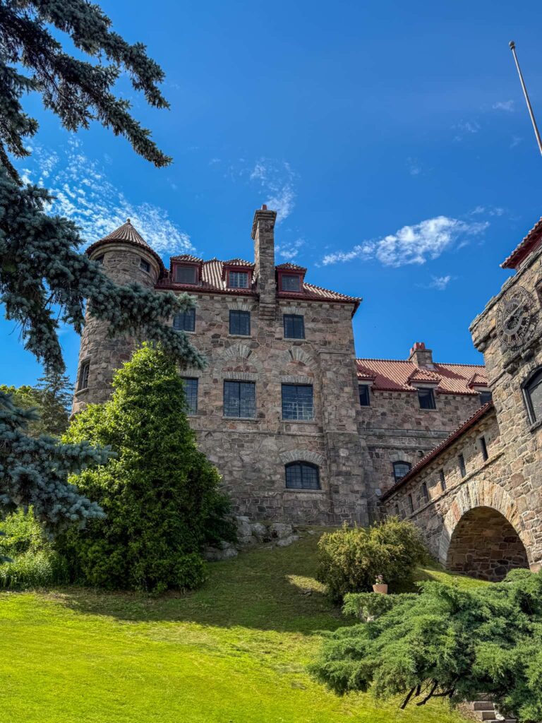 Singer Castle from Dark Island